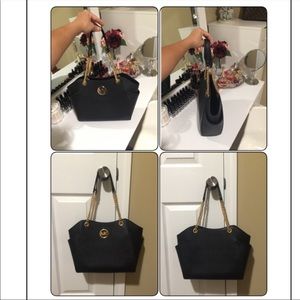 Michael Kors chain tote purse